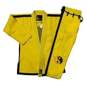 Amarillo brasileño Jiu Jitsu Gi BJJ Kimono Stretch Jiu-jitsu uniforme para adultos hombres mujeres Lucha Libre artes marciales cinturón forro Gis - Product Image 1