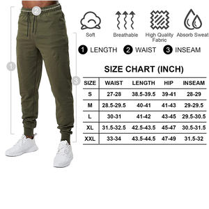 Respirant en gros personnalisé hommes couleur unie polaire formation Joggers avec poches pour entraînement de gymnastique ou pantalon de Jogging garçon - Product Image 5