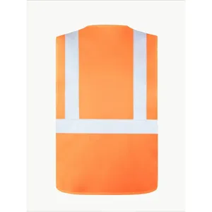 Gilet Riflettente di Sicurezza con Adesivi e Luci Riflettenti Promozionali - Product Image 6