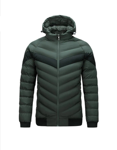 Mens Winter Puffer Jacket Waterproof Windproof Hooded Standard Warm Breathable Quick <b>Dry</b> Customizable Front High Quality <b>Coat</b> - Product Image 6