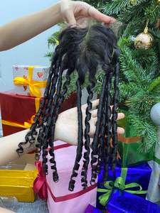 Meilleure vente 100% vierge italienne Curl Machine Double trame pour le style vietnamien cheveux humains toutes les couleurs pour les filles - Product Image 4