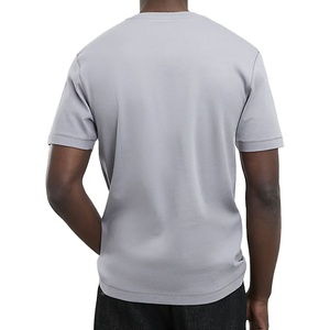 T-shirt décontracté tricoté pour l'extérieur, coupe classique, style streetwear, tendance, été, vintage, prix usine, vente en gros - Product Image 3