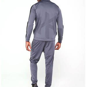 2025 hiver mode porter hommes survêtement coupe régulière solide respirant haute qualité manches longues pour un usage décontracté - Product Image 2