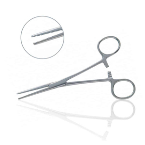 Pinza hemostática europea, instrumentos quirúrgicos de Ángel derecho, calidad profesional, de acero inoxidable, hemostática - Product Image 2