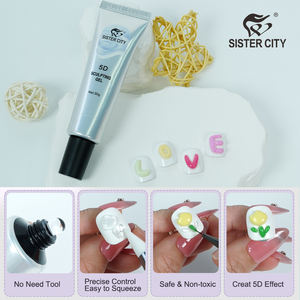 Gel de <span class=keywords><strong>Uñas</strong></span> 3D Transparente, Gel de Escultura 5D, <span class=keywords><strong>Pegamento</strong></span> <span class=keywords><strong>para</strong></span> <span class=keywords><strong>Uñas</strong></span> <span class=keywords><strong>para</strong></span> Diseño de <span class=keywords><strong>Uñas</strong></span>, Dibujo, Moldeado, Escultura y Decoración - Product Image 5