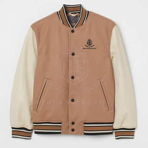 Diseñe su propia chaqueta Letterman para hombre, chaqueta Letterman a prueba de viento para hombre, chaqueta Letterman hecha a medida - Product Image 1