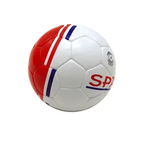 Termo bola bondada alta qualidade novo design de futebol, seu próprio logotipo marca quantidade em massa multi cores tamanho 5 pu material