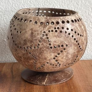 ชามมะพร้าวพิมพ์ลายสำหรับตกแต่งบ้านไอเดียของขวัญวันวาเลนไทน์ที่ใส่เทียนทีไลท์เป็นมิตรต่อสิ่งแวดล้อมทำด้วยมือ - Product Image 4