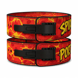 Anime <b>Lever</b> Heavy Duty Powerlifting <b>Belt</b> Back Support Adjustable Leather <b>Belt</b> with Non-Slip for Training and Workout - Product Image 2