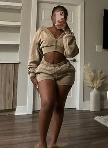 ชุดวอร์ม2ชิ้นผ้าฟลีซสำหรับผู้หญิงชุดออกกำลังกายแบบสปอร์ตระบายอากาศได้ดีนุ่มทันสมัยสำหรับฤดูหนาว - Product Image 5