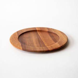 Platos de madera para servir vintage, vajilla natural para cenas, platos de madera de comedor rústicos hechos a mano - Product Image 3