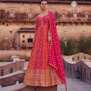 Venta caliente Real Georgette con bordado Salwar traje al por mayor fabricante y proveedor de Surat - Product Image 1