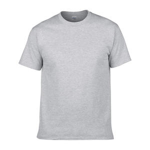 T-shirts d'été unis de haute qualité sur mesure avec logo imprimé personnalisé en gros T-shirts 100% coton pour hommes - Product Image 4