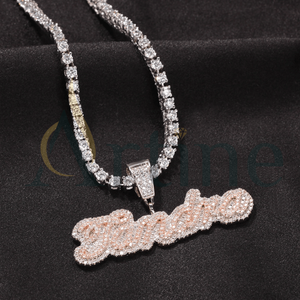 Collar con colgante de ancla unisex con cadena ajustable de diseño náutico - Product Image 1