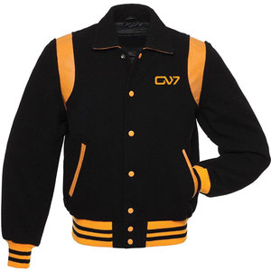 Custom <b>wool</b> men varsity jackets with logo embroidery thick varsity jackets for winter outerwear collections - Product Image 2