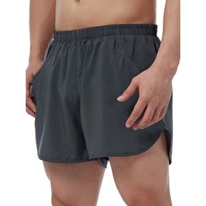 Pantalones cortos de chándal informales deportivos de verano para hombre, pantalones cortos de entrenamiento de gimnasio con cordón de LICRA de poliéster sólido personalizados, nuevo diseño - Product Image 3