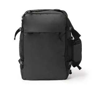 Zaino Sostenibile in RPET Colore Ematite, Elegante Gadget Promozionale - Product Image 1
