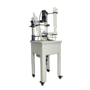 Laboratorio de mezcla química de alto vacío de 10L/20L, agitador grande de una sola capa, reactor de vidrio de calentamiento para la industria química - Product Image 6