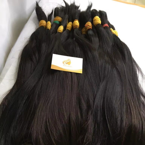 ผมต่อแบบชาวเวียดนามตรงสีบลอนด์ธรรมชาติแบบ100% ผมคนบริสุทธิ์แบบไม่ผ่านกระบวนการผมสำหรับจัดแต่งทรงผมแบบออร์แกนิก - Product Image 1