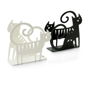 Porte-serviettes en métal noir et doré pour la décoration de table à manger à domicile, porte-serviettes faits à la main - Product Image 1