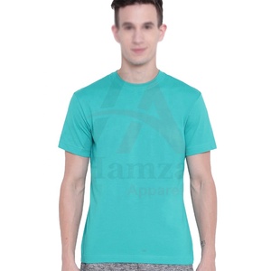 เสื้อยืดสีฟ้าน้ำทะเลแบบพรีเมี่ยมสำหรับผู้ชายผ้าคอตตอนเนื้อนุ่มระบายอากาศได้ดีผ้า100% เป็นมิตรกับสิ่งแวดล้อมผ้าแห้งเร็วสวมใส่สบายเนื้อผ้า220 GSM - Product Image 1