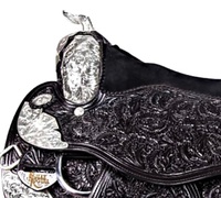 100% ENSEMBLE DE TACK DE SELLE ANGLAISE EN CUIR VÉRITABLE PREMIUM POUR L'ÉQUITATION WESTERN HORSE DESIGN PERSONNALISABLE SOFTY SEAT INDIA TRIDENT