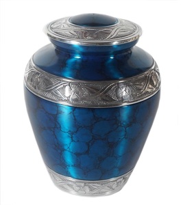 Limited Collection <b>Memorial</b> Piece Modern Handmade Eco-Friendly Aluminum Brass Tabletop <b>Vase</b> Cremation Urn Ashes Display Home - Product Image 4