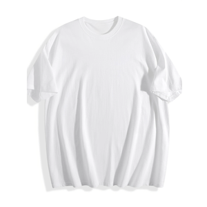 Camiseta larga Formal de algodón 100% Premium para hombre, manga corta con cuello redondo y comodidad Superior - Product Image 5