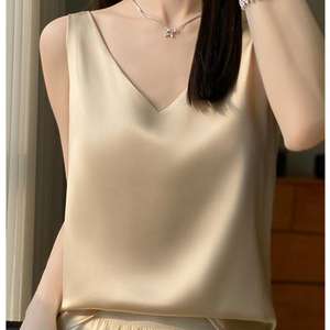 Camisetas sin mangas de lona de algodón y poliéster de longitud regular OEM, ropa informal de verano para mujer con bordado dulce duradero transpirable al por mayor - Product Image 5