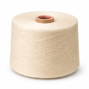 Fil fantaisie texturé 100 % coton brut filé à anneaux de qualité supérieure – Absorbant l'humidité pour les produits tricotés, tricot à la main – Marque personnalisée - Product Image 1
