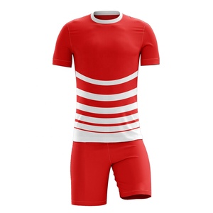 Conjunto de Entrenamiento de Fútbol Personalizado con Nombre, Camiseta de Fútbol Transpirable de Secado Rápido de Poliéster, Uniforme de Club de Fútbol Sublimado con Color Personalizado - Product Image 5