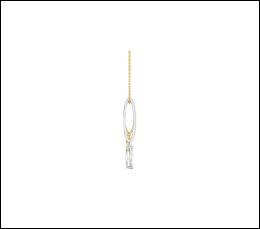 Pendentif Marquise de haute qualité plaqué or 18 carats avec diamant de laboratoire de 1,21 ct RD 0,14 ct D VVS Clarity, luxe pour femmes, vente en gros - Product Image 2