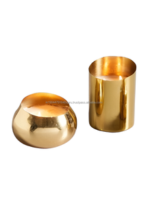 Best Sale Wax Filled Golden Tin Candle Wholesale - Product Image 6