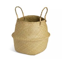 Panier de rangement en jonc de mer naturel, meilleur prix, durable, en raphia