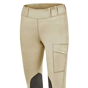 Leggings Ecuestres Modernos para Mujer, Cintura Alta, Cómodos, Elásticos, Sin Costuras, Transpirables, de Poliéster y Elastano para Jinete - Product Image 1