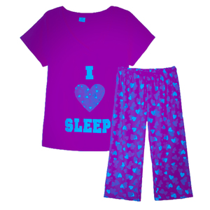 Camiseta de algodón para mujer, camisetas multicolores con gráficos personalizados y conjunto de Pijama largo con estampado Floral AOP para mujer, conjuntos de PJ OEM - Product Image 2