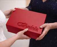 Boîte cadeau de mariage personnalisée en carton avec couvercle et base en carton pour demoiselle d'honneur et témoin