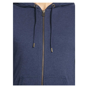 Conjunto de Dos Piezas Casual de Verano para Mujer, Tejido de Punto de Alta Calidad, Color Sólido, Logotipo Estampado en la Parte Delantera, Sudadera con Cremallera - Product Image 4