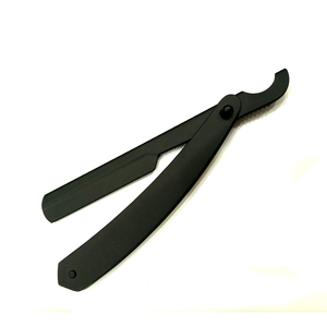 La mejor afeitadora Manual para hombres, maquinilla de afeitar de una sola hoja de acero al carbono de seguridad, maquinillas de afeitar de borde recto - Product Image 5