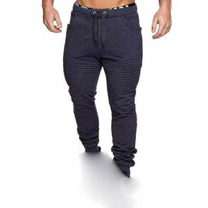 Pantalones Holgados de Camuflaje para Hombre al por Mayor, OEM, Cintura Elástica, Ajustados al Tobillo, con Bolsillos Cruzados, Transpirables, de Poliéster/Algodón, con Logotipo Personalizado - Product Image 2