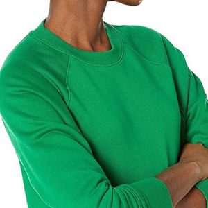 350g Oversize Autumn Winter 100% Cotton Solid Color <b>Sweater</b> <b>Crewneck</b> Women's Clothing Hoodies Women's Sweatshirt For Sale 2025 - Product Image 3