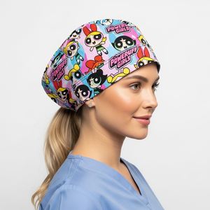 Bonnets de travail imprimés intégralement pour femmes, hommes, toilettage d'animaux, chapeaux de travail, accessoires de scrubs pour laboratoire, infirmières, médecins - Product Image 3