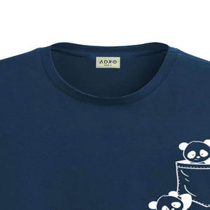 Camiseta de verano 100% de algodón para hombre, camisetas cortas holgadas con estampado 3D de estilo de logotipo personalizado de tendencia callejera de gran tamaño y Media manga - Product Image 4