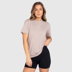 2024 camiseta personalizada de alta calidad para mujer, Camiseta de algodón de gran tamaño personalizada para mujer, camiseta a la venta - Product Image 1