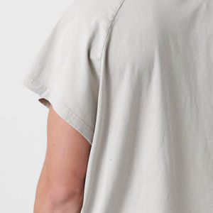 T-shirt court personnalisé pour hommes T-shirts vierges à épaules tombantes 100% coton imprimé T-shirt ample pour hommes - Product Image 6