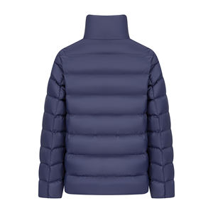 Veste matelassée légère pour hommes, manteau chaud de printemps à col haut, vêtements d'extérieur coupe-vent avec logo avant respirant ultra doux - Product Image 2