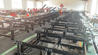 Machine à fendre les bûches RM500, capacité 3000 kg, grande table d'alimentation hydraulique pour bûches