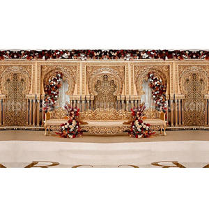 Elegant Muslim <b>Wedding</b> Nikah Stage Back <b>Frames</b> Indian Modern Luxury Indian <b>Wedding</b> Stage Australia DSt Exports Maharaja Stage UK - Product Image 5