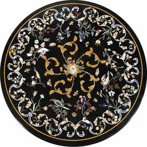 Mesa de mármol de estilo tradicional, mesa de centro duradera ecológica multifuncional para comedor y sala de estar, muebles para el hogar - Product Image 6