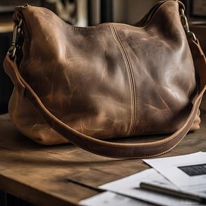 Wholesale Price Customisable Women's <b>Hobo</b> <b>Bags</b> Soft Cowhide Genuine <b>Leather</b> Handbag Eco-friendly Fashionable Design - Product Image 3
